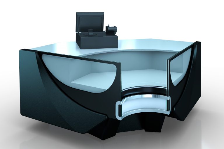 Missouri cold diamond NC 126 cash desk – angular elements