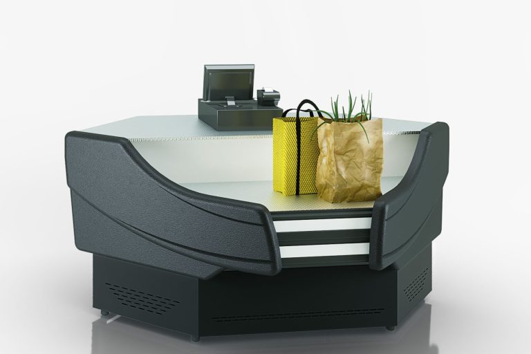 Sonata NG 119 cash desk – angular elements